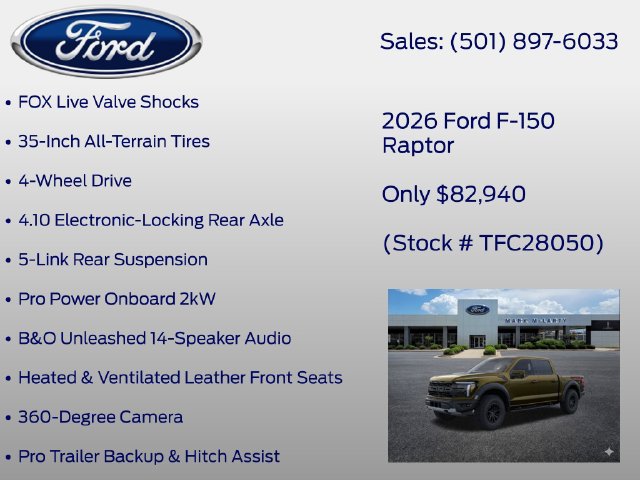 New 2026 Ford F150 Raptor AWD/4WD image 6