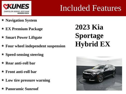 Used 2023 Kia Sportage EX w/ EX Premium Package AWD/4WD image 3