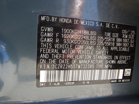 Certified 2026 Honda HR-V Sport image 28