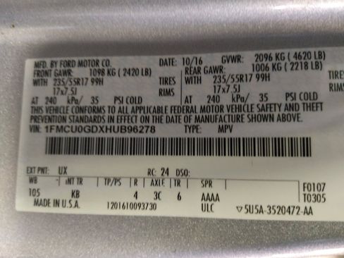 Used 2017 Ford Escape SE FWD image 33