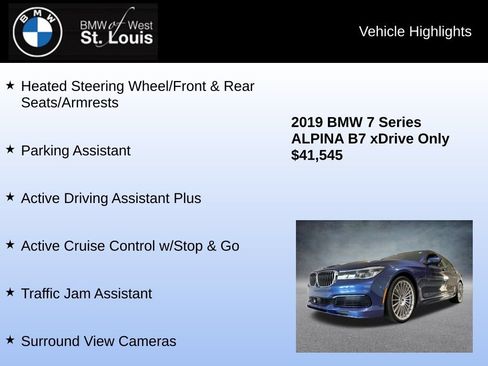 Used 2019 BMW ALPINA B7 xDrive w/ Luxury Rear Seating Package AWD/4WD image 16