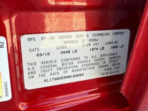 Used 2010 Chevrolet Aveo5 LT image 11