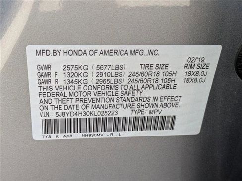 Used 2019 Acura MDX SH-AWD image 16