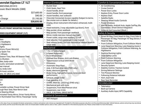 Used 2021 Chevrolet Equinox LT image 3