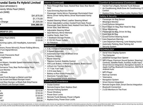 Used 2023 Hyundai Santa Fe Limited AWD/4WD image 2