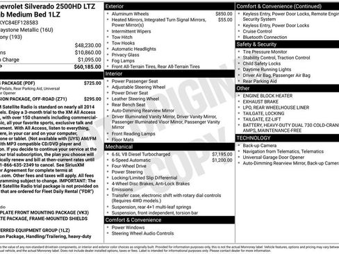 Used 2014 Chevrolet Silverado 2500 LTZ w/ LTZ Plus Package image 11