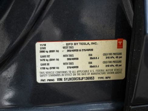 Used 2018 Tesla Model X 100D image 65