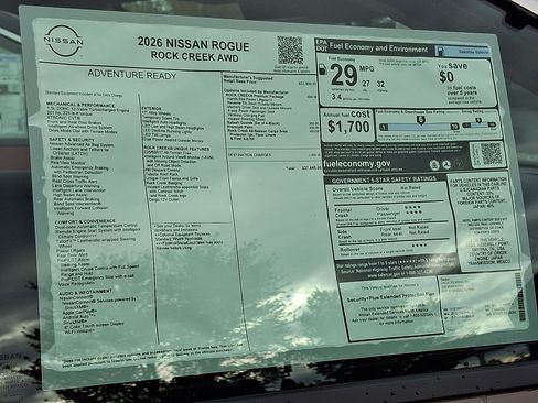 New 2026 Nissan Rogue SV w/ Rock Creek Premium Package image 8