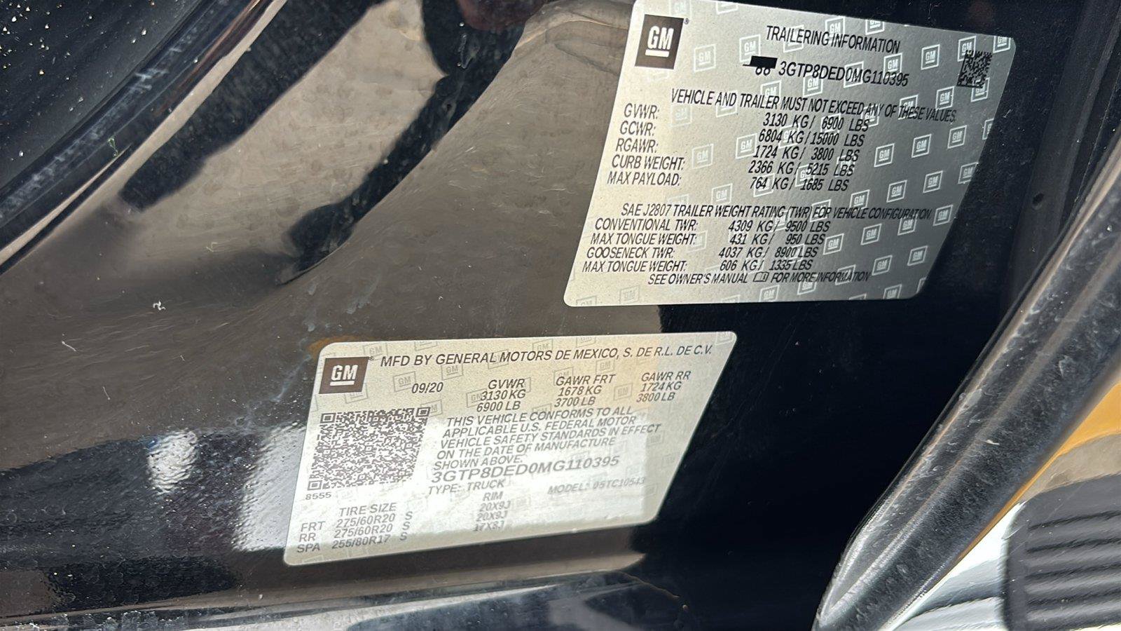 Used 2021 GMC Sierra 1500 SLT RWD image 15