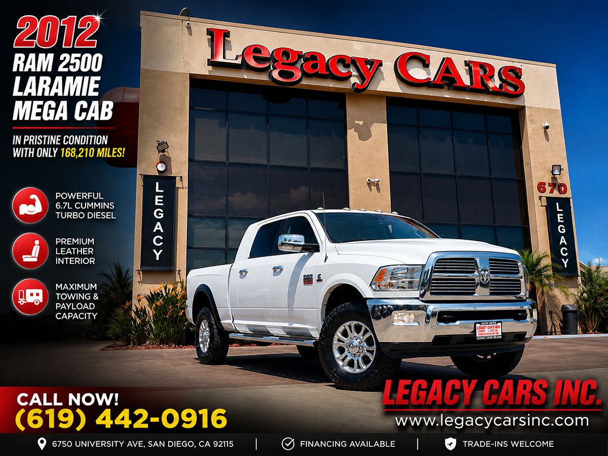 Used 2012 RAM 2500 Laramie w/ Cold Weather Group AWD/4WD image 2