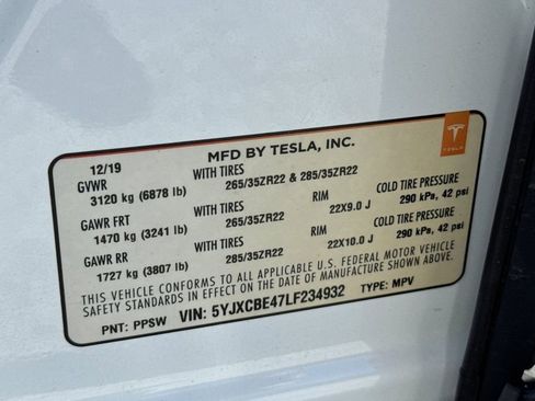 Used 2020 Tesla Model X Performance image 27