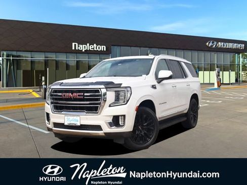 Used 2021 GMC Yukon SLT w/ Rear Media and Nav Package AWD/4WD image 1