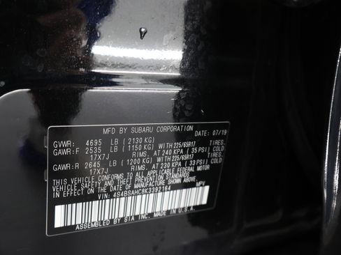 Used 2019 Subaru Outback 2.5i Premium image 65