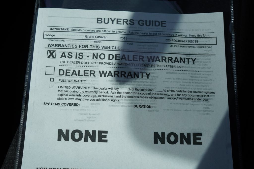 Used 2014 Dodge Grand Caravan SE w/ Quick Order Package 29E SE FWD image 26