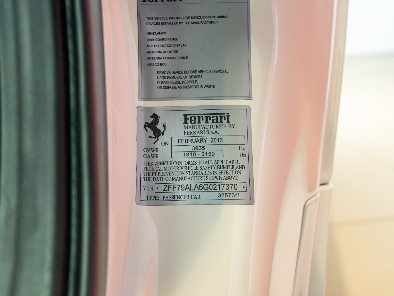 Certified 2016 Ferrari 488 GTB RWD image 26