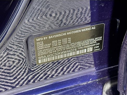 Used 2019 BMW 530i w/ M Sport Package RWD image 12