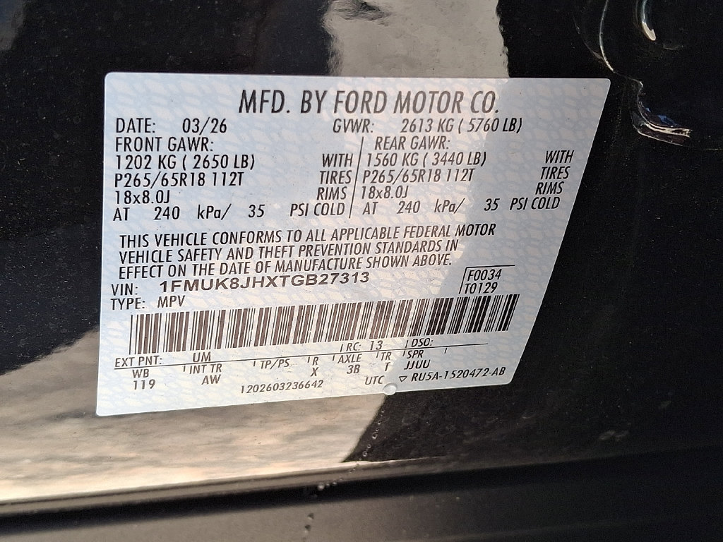 Used 2026 Ford Explorer Tremor AWD/4WD image 33