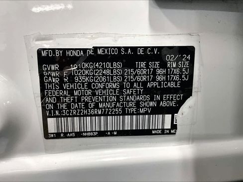 Used 2024 Honda HR-V LX image 36