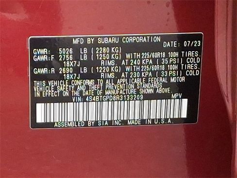 Used 2024 Subaru Outback Touring XT image 27