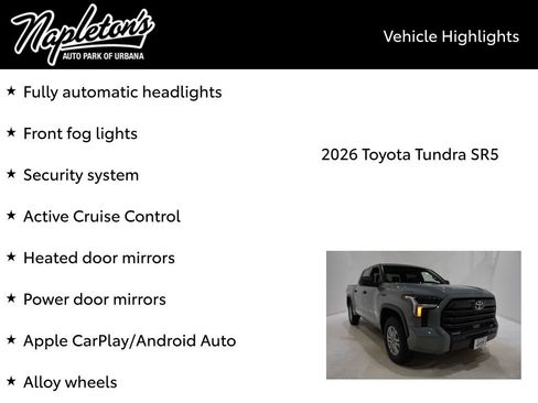 New 2026 Toyota Tundra SR5 image 16