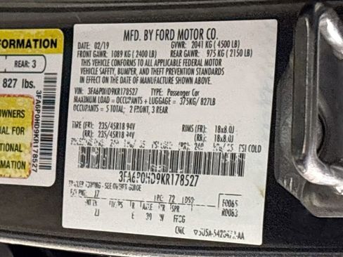 Used 2019 Ford Fusion SE w/ Equipment Group 151A image 25