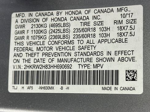 Used 2017 Honda CR-V EX-L image 12