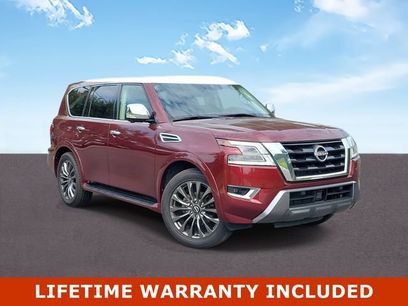 Used 2023 Nissan Armada Platinum w/ Captain's Chairs Package
