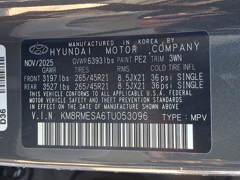 New 2026 Hyundai Palisade Calligraphy image 19