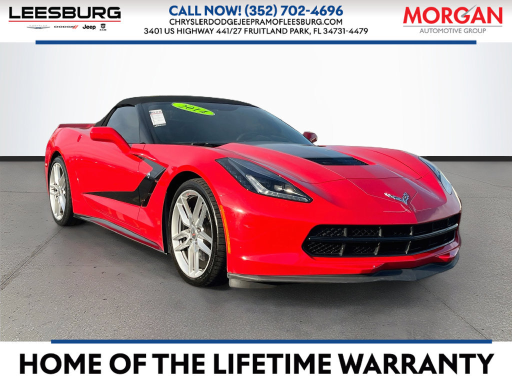 Used 2014 Chevrolet Corvette Stingray Convertible w/ 2LT Preferred Equipment Group RWD image 1