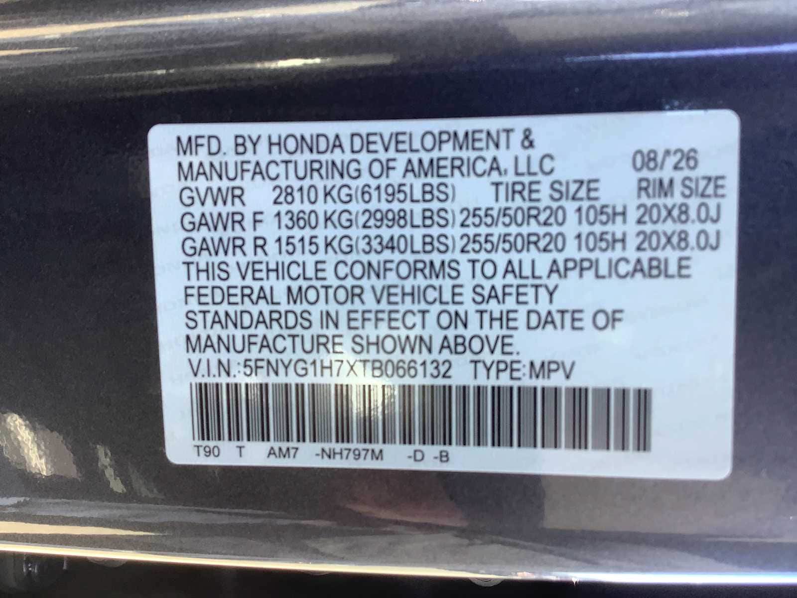 New 2026 Honda Pilot Touring image 22