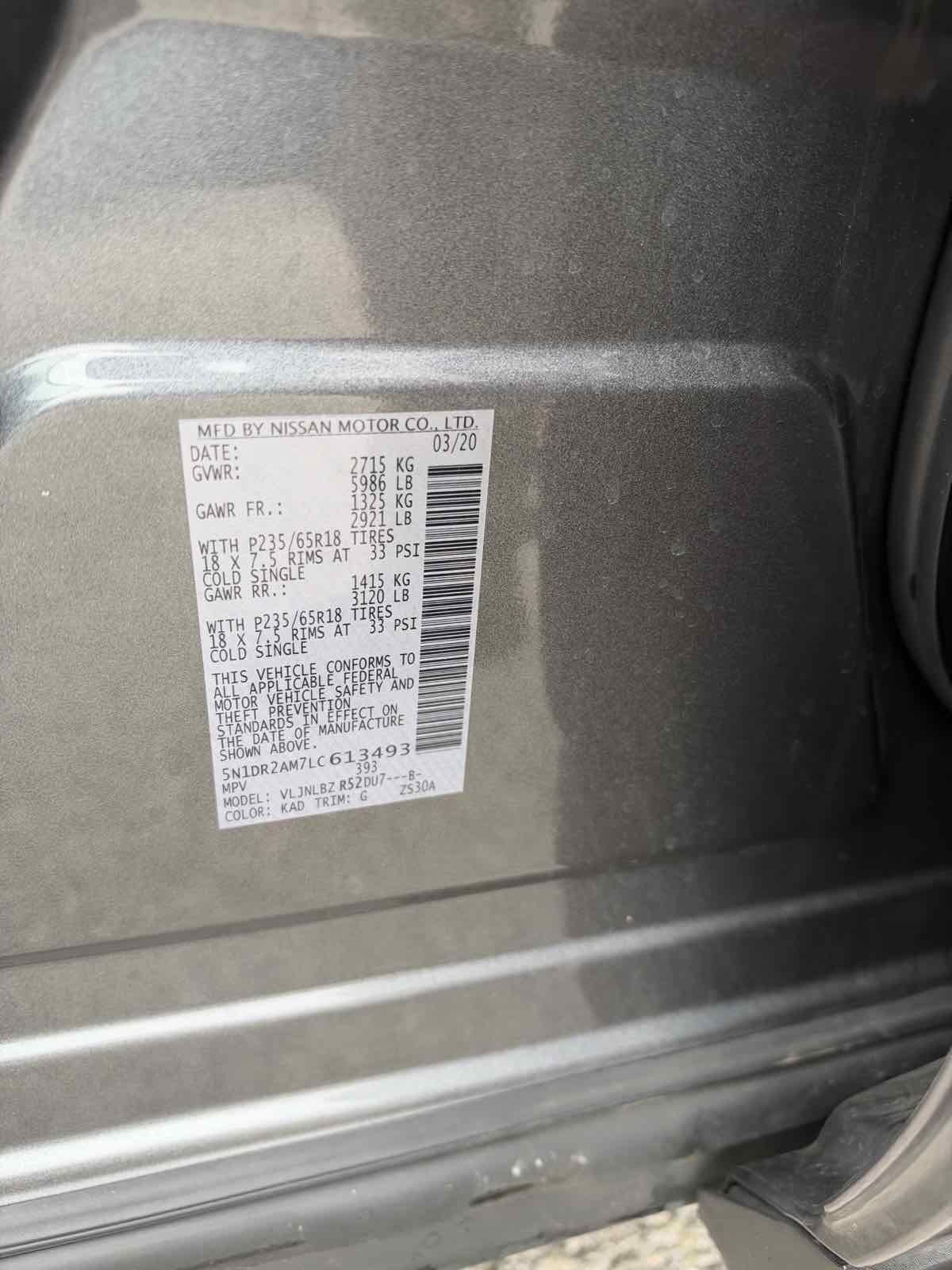 Used 2020 Nissan Pathfinder S AWD/4WD image 20