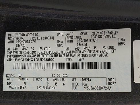 Used 2013 Ford Escape SEL AWD/4WD image 33