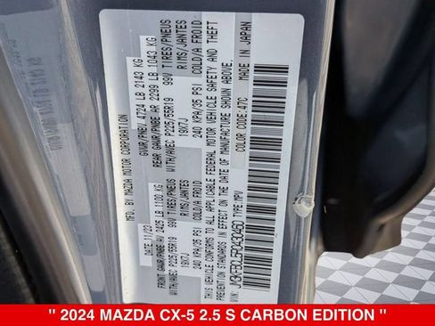 Used 2024 MAZDA CX-5 Carbon Edition AWD/4WD image 40