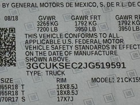 Used 2018 Chevrolet Silverado 1500 LTZ Z71 w/ LTZ Plus Package AWD/4WD image 47