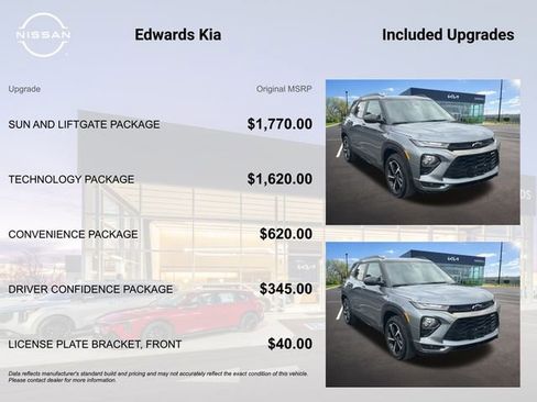 Used 2021 Chevrolet TrailBlazer RS w/ Sun and Liftgate Package AWD/4WD image 7