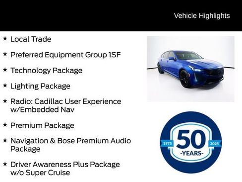 Used 2021 Cadillac CT5 V w/ Premium Package AWD/4WD image 6