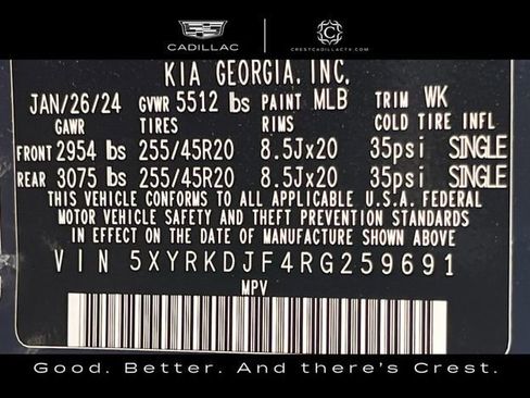 Used 2024 Kia Sorento SX Prestige w/ Olive Brown Leather Package AWD/4WD image 30