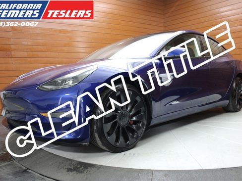 Used 2023 Tesla Model 3 Performance AWD/4WD image 1