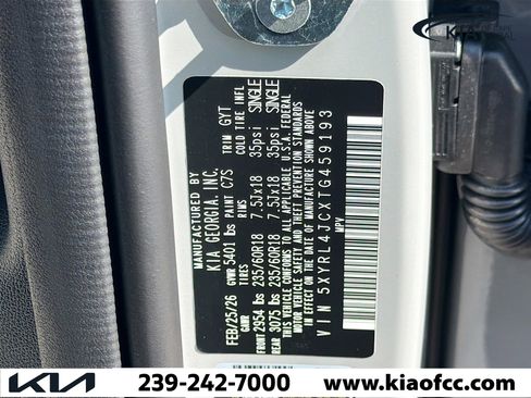 New 2026 Kia Sorento S image 37