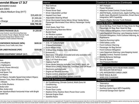 Certified 2024 Chevrolet Blazer LT w/ Convenience Package FWD image 13