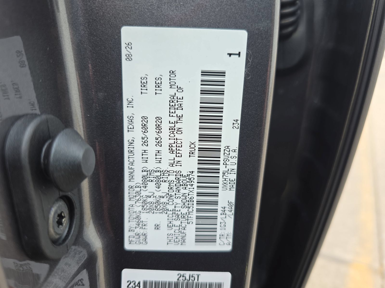 New 2026 Toyota Tundra 1794 Edition w/ TRD Off-Road Package AWD/4WD image 33