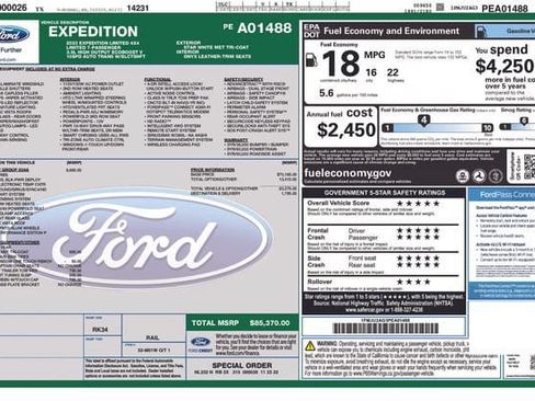 Used 2023 Ford Expedition Limited AWD/4WD image 32