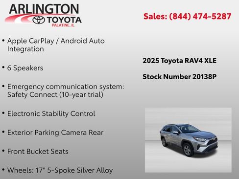 Used 2025 Toyota RAV4 XLE AWD/4WD image 4