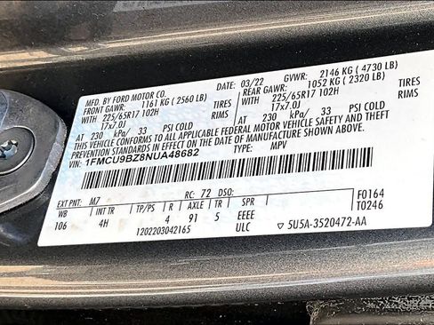 Used 2022 Ford Escape SE image 34