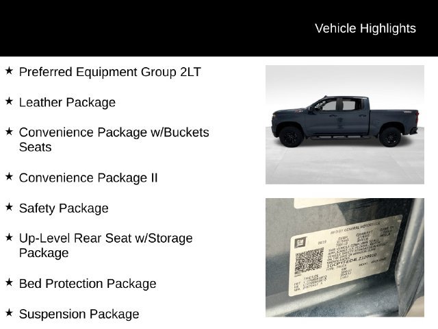 Certified 2020 Chevrolet Silverado 1500 LT Trail Boss AWD/4WD image 27
