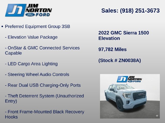 Used 2022 GMC Sierra 1500 Elevation AWD/4WD image 15