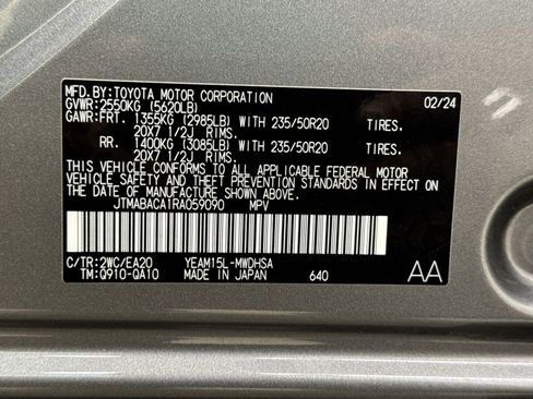 Used 2024 Toyota bZ4X Limited w/ Weather Package image 34