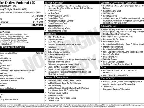 Used 2025 Buick Enclave Preferred FWD image 2