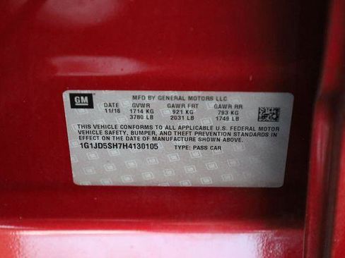 Used 2017 Chevrolet Sonic LT w/ Convenience Package image 12