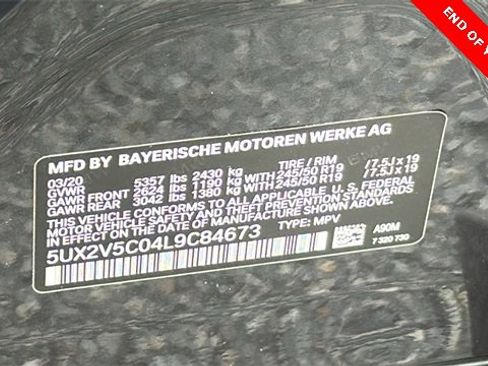Used 2020 BMW X4 M40i image 32